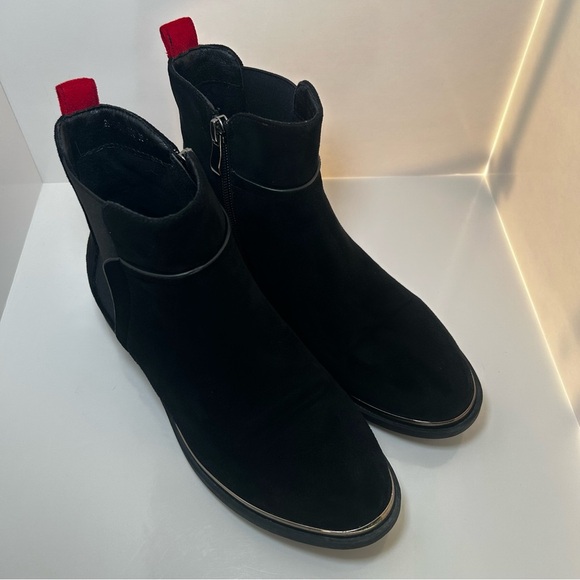 Aqua Flex Women’s Black Ankle Boots, Side Zipper, Size 36 - Picture 8 of 11